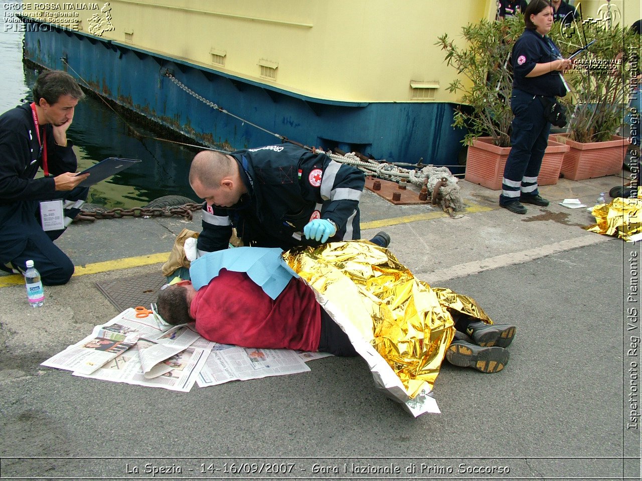 La Spezia - 14-16/09/2007 - Gara Nazionale di Primo Soccorso  - Croce Rossa Italiana - Ispettorato Regionale Volontari del Soccorso Piemonte