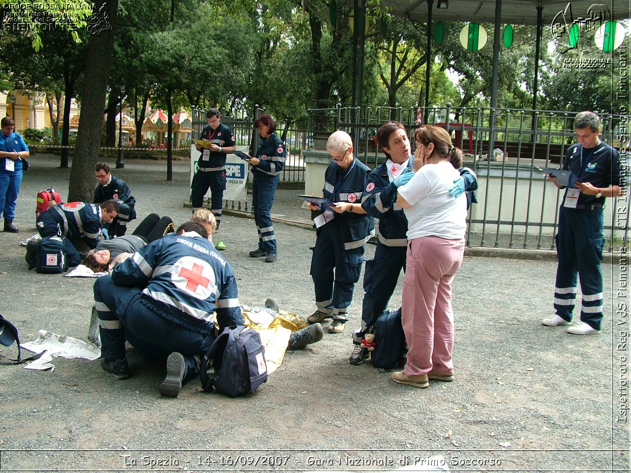 La Spezia - 14-16/09/2007 - Gara Nazionale di Primo Soccorso  - Croce Rossa Italiana - Ispettorato Regionale Volontari del Soccorso Piemonte