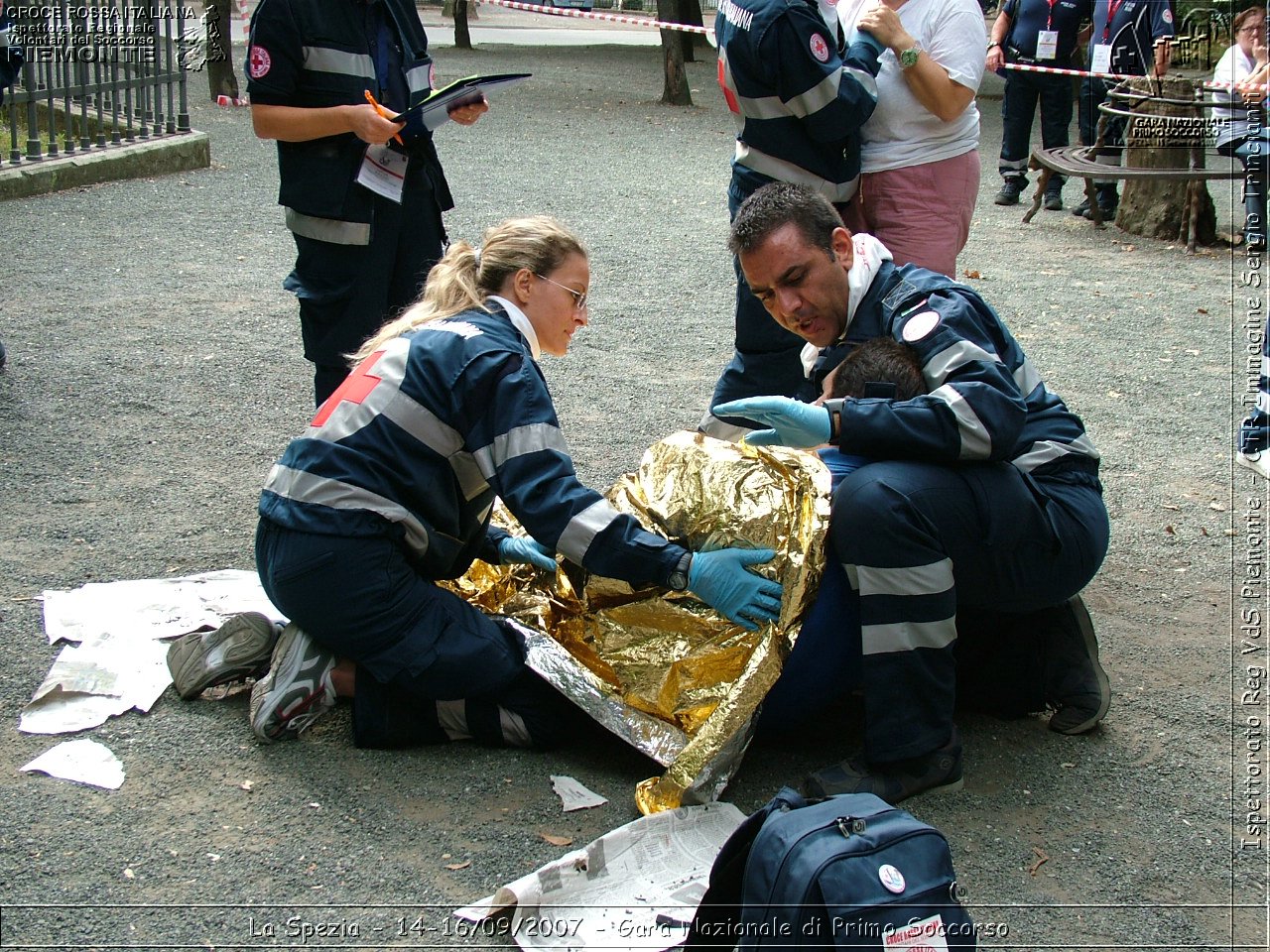 La Spezia - 14-16/09/2007 - Gara Nazionale di Primo Soccorso  - Croce Rossa Italiana - Ispettorato Regionale Volontari del Soccorso Piemonte