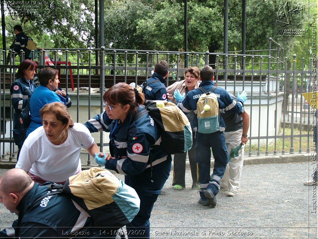 La Spezia - 14-16/09/2007 - Gara Nazionale di Primo Soccorso  - Croce Rossa Italiana - Ispettorato Regionale Volontari del Soccorso Piemonte