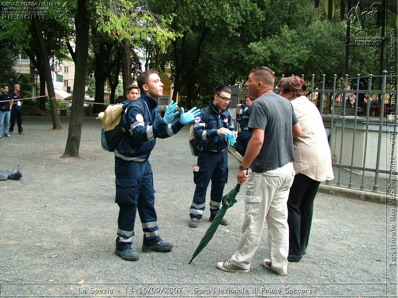 La Spezia - 14-16/09/2007 - Gara Nazionale di Primo Soccorso  - Croce Rossa Italiana - Ispettorato Regionale Volontari del Soccorso Piemonte