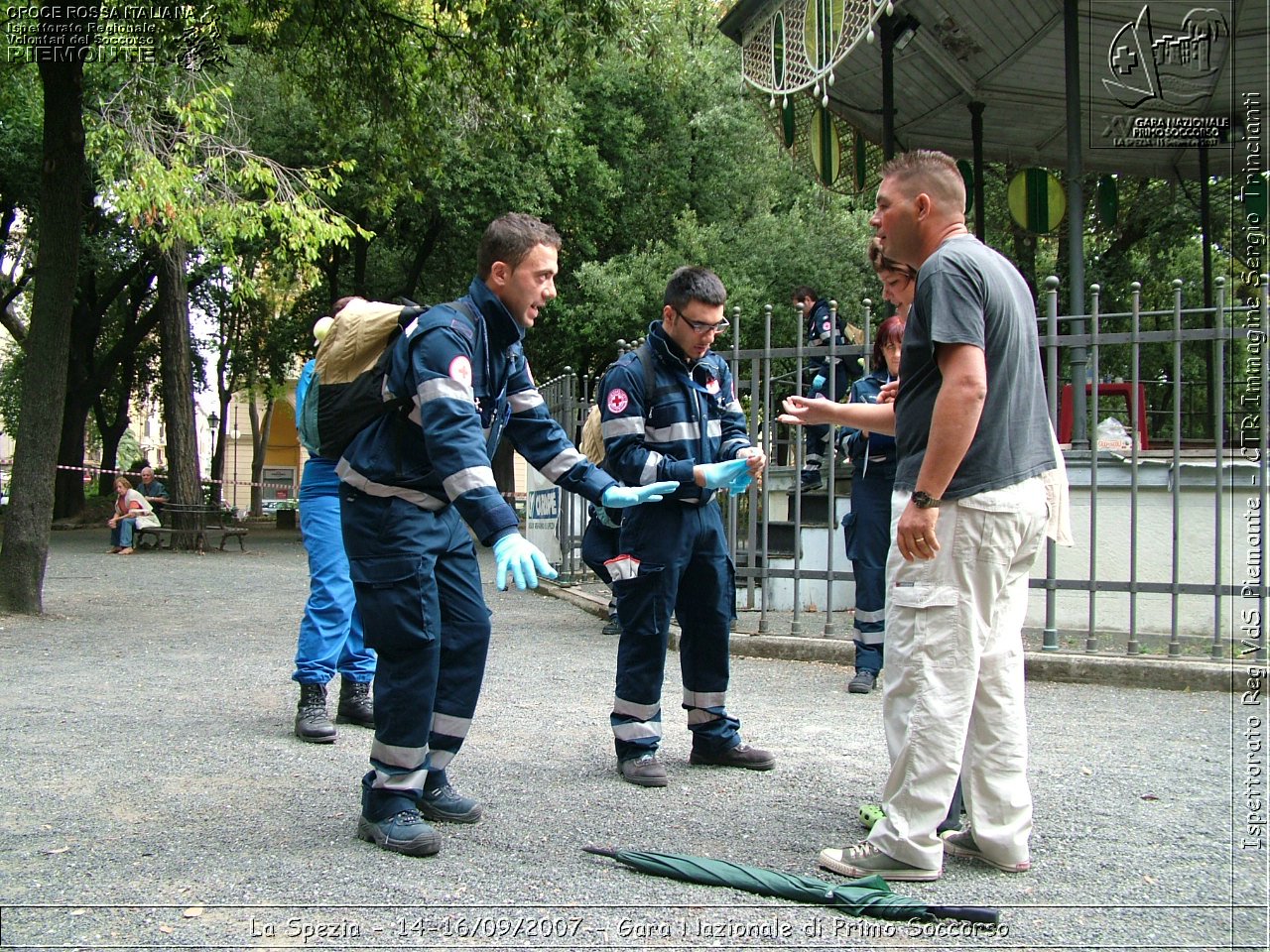 La Spezia - 14-16/09/2007 - Gara Nazionale di Primo Soccorso  - Croce Rossa Italiana - Ispettorato Regionale Volontari del Soccorso Piemonte