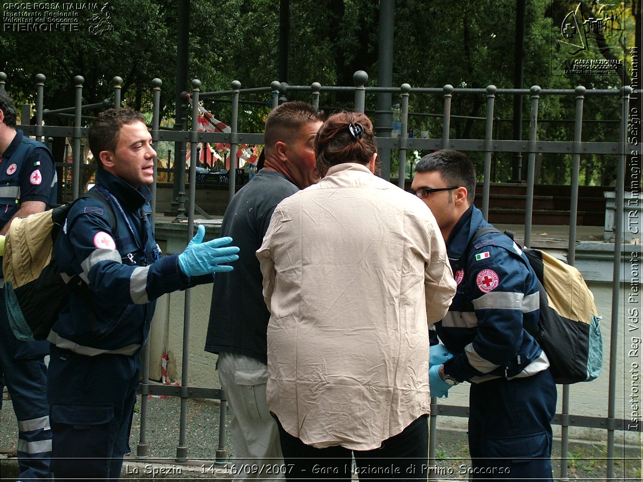 La Spezia - 14-16/09/2007 - Gara Nazionale di Primo Soccorso  - Croce Rossa Italiana - Ispettorato Regionale Volontari del Soccorso Piemonte