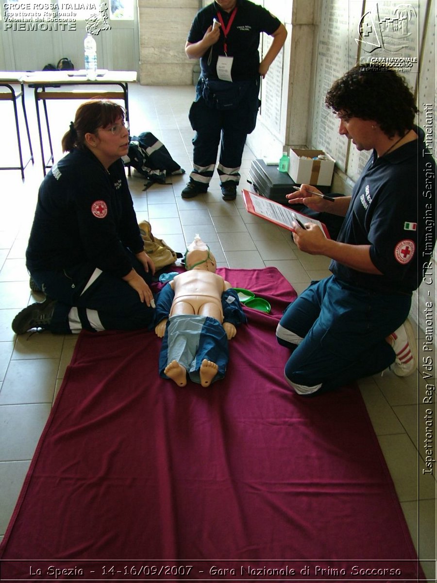 La Spezia - 14-16/09/2007 - Gara Nazionale di Primo Soccorso  - Croce Rossa Italiana - Ispettorato Regionale Volontari del Soccorso Piemonte