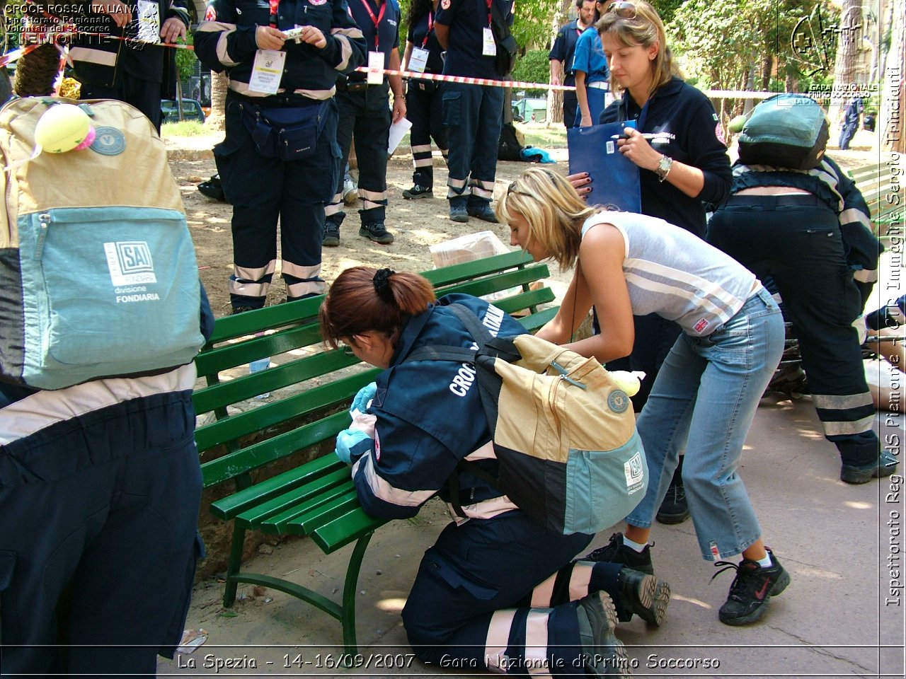 La Spezia - 14-16/09/2007 - Gara Nazionale di Primo Soccorso  - Croce Rossa Italiana - Ispettorato Regionale Volontari del Soccorso Piemonte