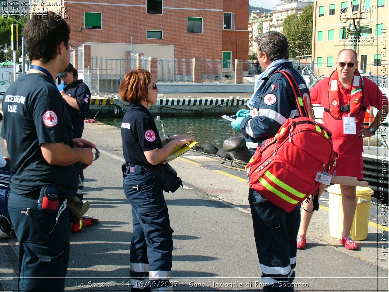 La Spezia - 14-16/09/2007 - Gara Nazionale di Primo Soccorso  - Croce Rossa Italiana - Ispettorato Regionale Volontari del Soccorso Piemonte