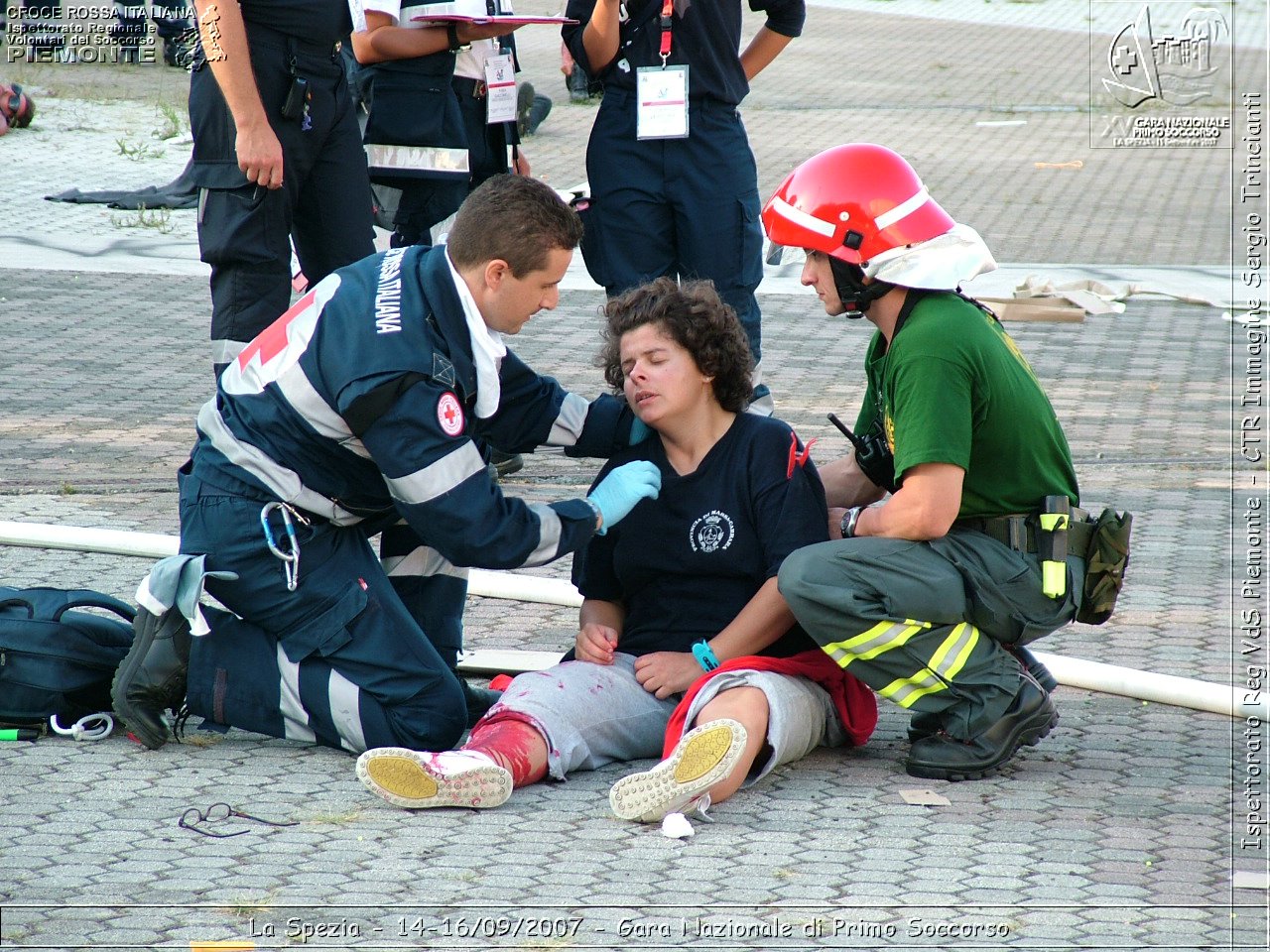 La Spezia - 14-16/09/2007 - Gara Nazionale di Primo Soccorso  - Croce Rossa Italiana - Ispettorato Regionale Volontari del Soccorso Piemonte