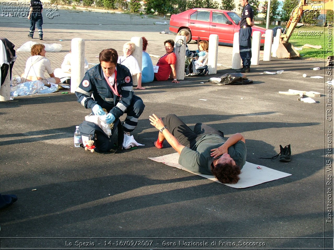 La Spezia - 14-16/09/2007 - Gara Nazionale di Primo Soccorso  - Croce Rossa Italiana - Ispettorato Regionale Volontari del Soccorso Piemonte