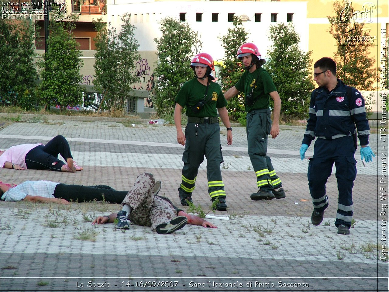 La Spezia - 14-16/09/2007 - Gara Nazionale di Primo Soccorso  - Croce Rossa Italiana - Ispettorato Regionale Volontari del Soccorso Piemonte