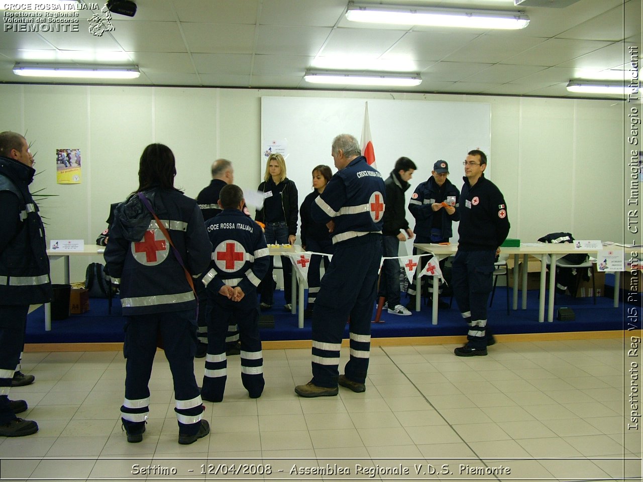 Settimo Torinese - 12/04/2008 - Assemblea Regionale 2008 Volontari Del Soccorso del Piemonte  - Croce Rossa Italiana - Ispettorato Regionale Volontari del Soccorso Piemonte