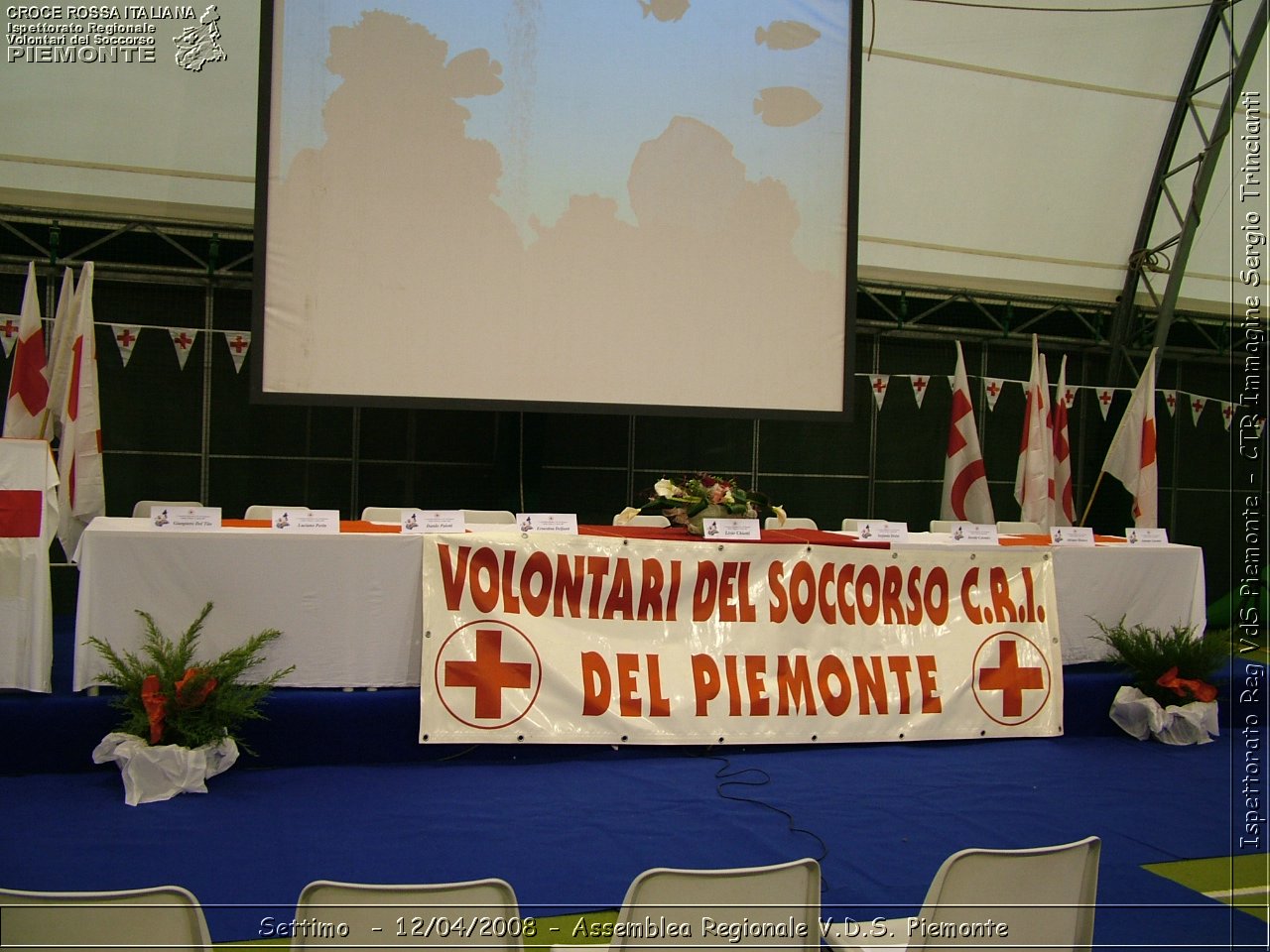 Settimo Torinese - 12/04/2008 - Assemblea Regionale 2008 Volontari Del Soccorso del Piemonte  - Croce Rossa Italiana - Ispettorato Regionale Volontari del Soccorso Piemonte