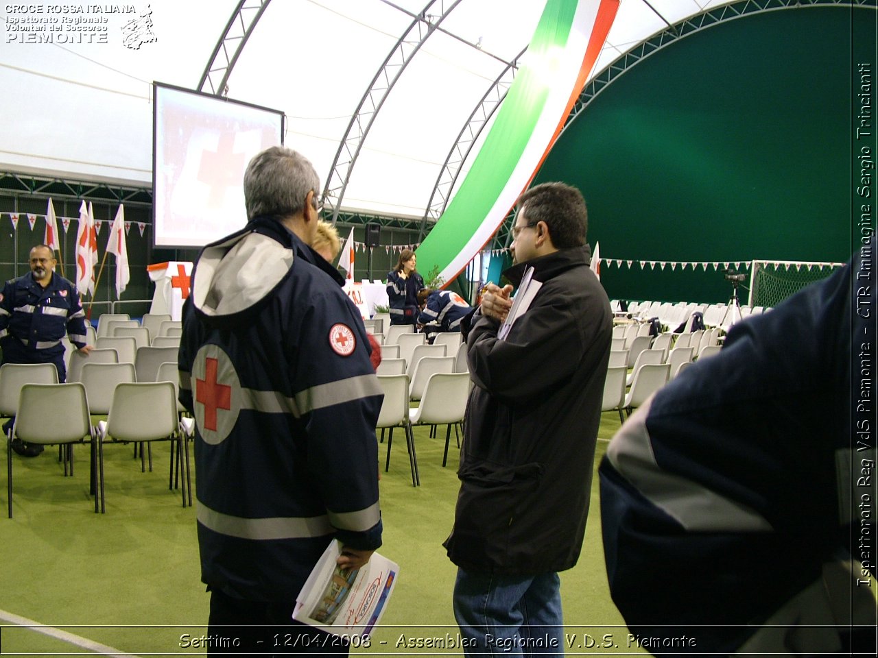 Settimo Torinese - 12/04/2008 - Assemblea Regionale 2008 Volontari Del Soccorso del Piemonte  - Croce Rossa Italiana - Ispettorato Regionale Volontari del Soccorso Piemonte