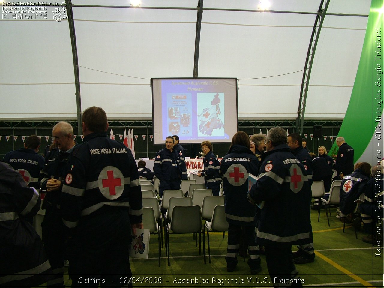 Settimo Torinese - 12/04/2008 - Assemblea Regionale 2008 Volontari Del Soccorso del Piemonte  - Croce Rossa Italiana - Ispettorato Regionale Volontari del Soccorso Piemonte