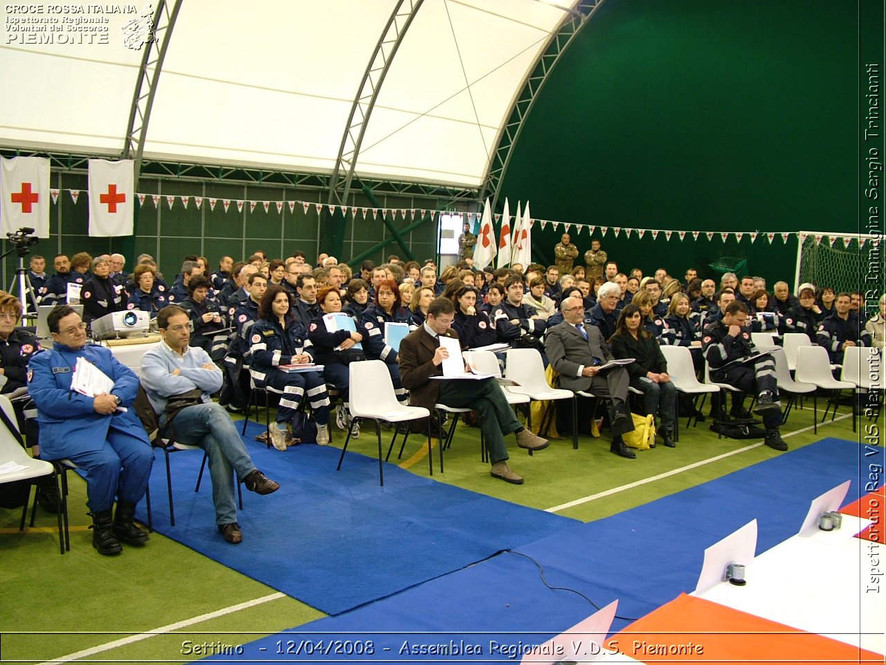 Settimo Torinese - 12/04/2008 - Assemblea Regionale 2008 Volontari Del Soccorso del Piemonte  - Croce Rossa Italiana - Ispettorato Regionale Volontari del Soccorso Piemonte