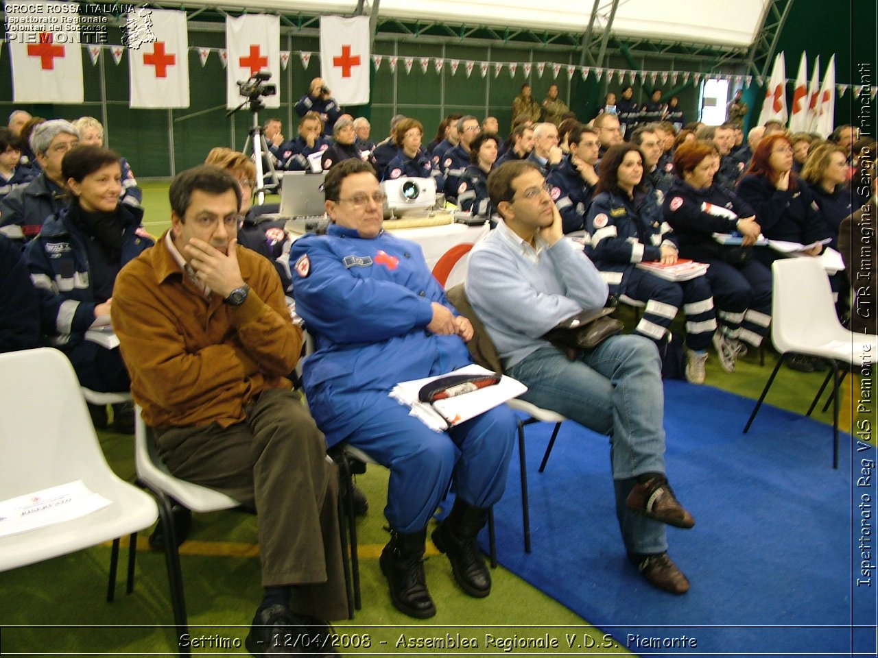 Settimo Torinese - 12/04/2008 - Assemblea Regionale 2008 Volontari Del Soccorso del Piemonte  - Croce Rossa Italiana - Ispettorato Regionale Volontari del Soccorso Piemonte