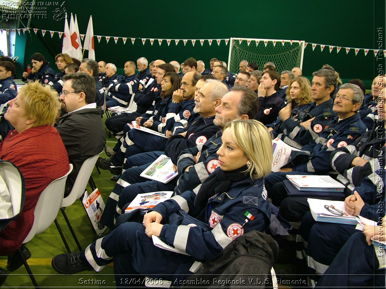 Settimo Torinese - 12/04/2008 - Assemblea Regionale 2008 Volontari Del Soccorso del Piemonte  - Croce Rossa Italiana - Ispettorato Regionale Volontari del Soccorso Piemonte