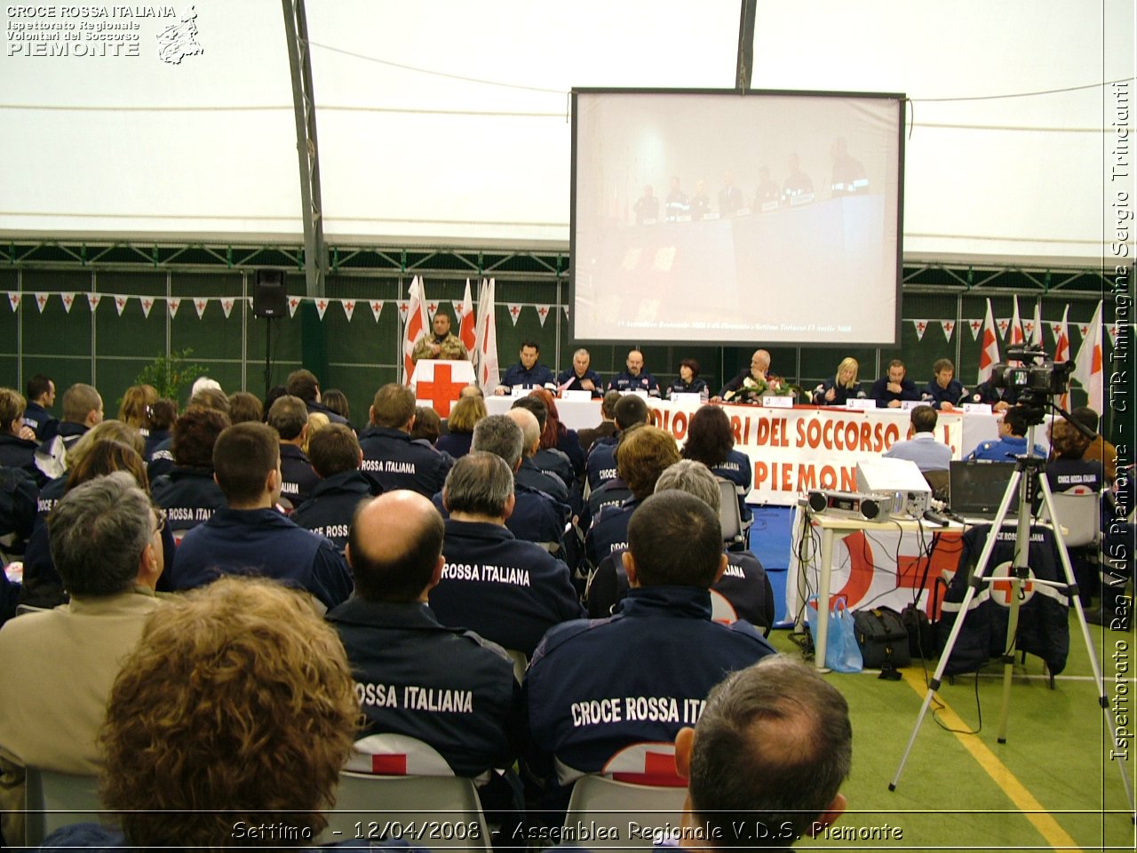 Settimo Torinese - 12/04/2008 - Assemblea Regionale 2008 Volontari Del Soccorso del Piemonte  - Croce Rossa Italiana - Ispettorato Regionale Volontari del Soccorso Piemonte