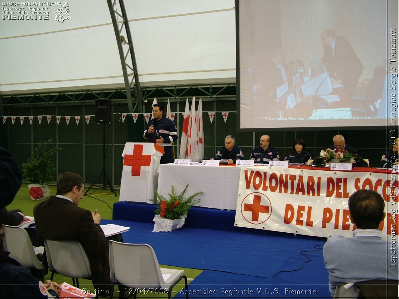 Settimo Torinese - 12/04/2008 - Assemblea Regionale 2008 Volontari Del Soccorso del Piemonte  - Croce Rossa Italiana - Ispettorato Regionale Volontari del Soccorso Piemonte