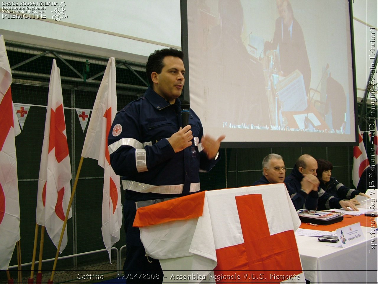 Settimo Torinese - 12/04/2008 - Assemblea Regionale 2008 Volontari Del Soccorso del Piemonte  - Croce Rossa Italiana - Ispettorato Regionale Volontari del Soccorso Piemonte