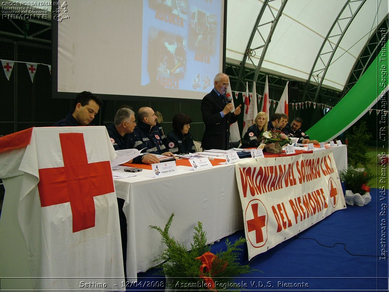 Settimo Torinese - 12/04/2008 - Assemblea Regionale 2008 Volontari Del Soccorso del Piemonte  - Croce Rossa Italiana - Ispettorato Regionale Volontari del Soccorso Piemonte