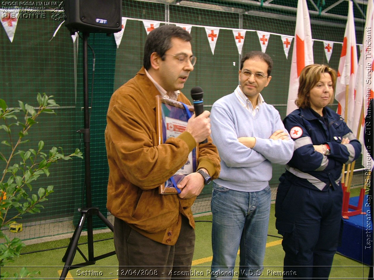 Settimo Torinese - 12/04/2008 - Assemblea Regionale 2008 Volontari Del Soccorso del Piemonte  - Croce Rossa Italiana - Ispettorato Regionale Volontari del Soccorso Piemonte