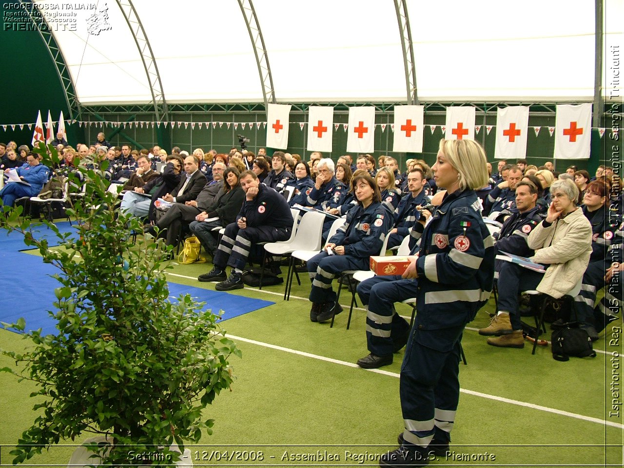 Settimo Torinese - 12/04/2008 - Assemblea Regionale 2008 Volontari Del Soccorso del Piemonte  - Croce Rossa Italiana - Ispettorato Regionale Volontari del Soccorso Piemonte