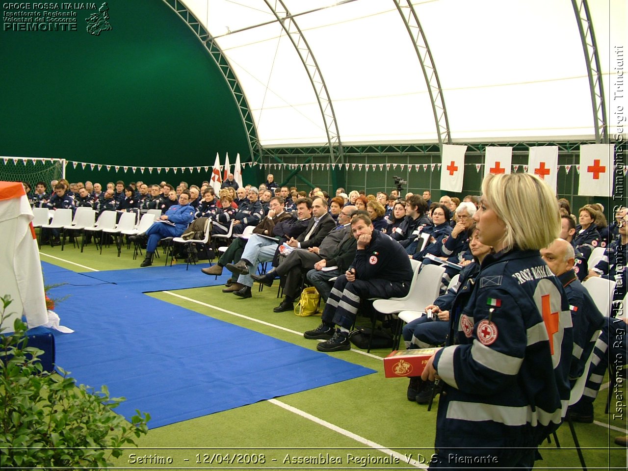 Settimo Torinese - 12/04/2008 - Assemblea Regionale 2008 Volontari Del Soccorso del Piemonte  - Croce Rossa Italiana - Ispettorato Regionale Volontari del Soccorso Piemonte