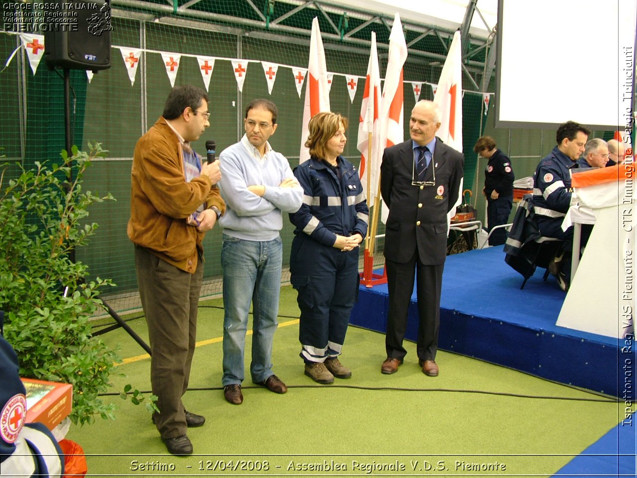 Settimo Torinese - 12/04/2008 - Assemblea Regionale 2008 Volontari Del Soccorso del Piemonte  - Croce Rossa Italiana - Ispettorato Regionale Volontari del Soccorso Piemonte