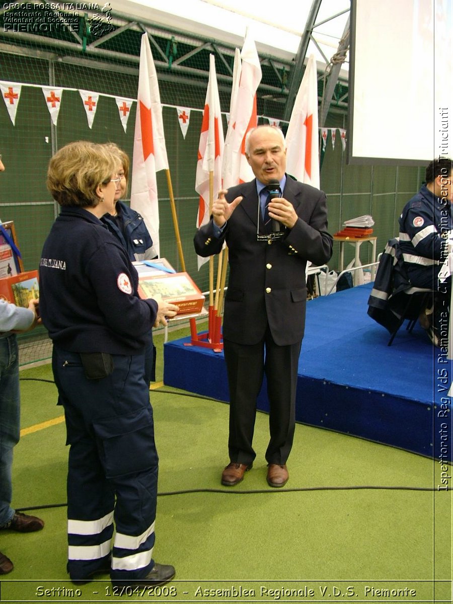 Settimo Torinese - 12/04/2008 - Assemblea Regionale 2008 Volontari Del Soccorso del Piemonte  - Croce Rossa Italiana - Ispettorato Regionale Volontari del Soccorso Piemonte