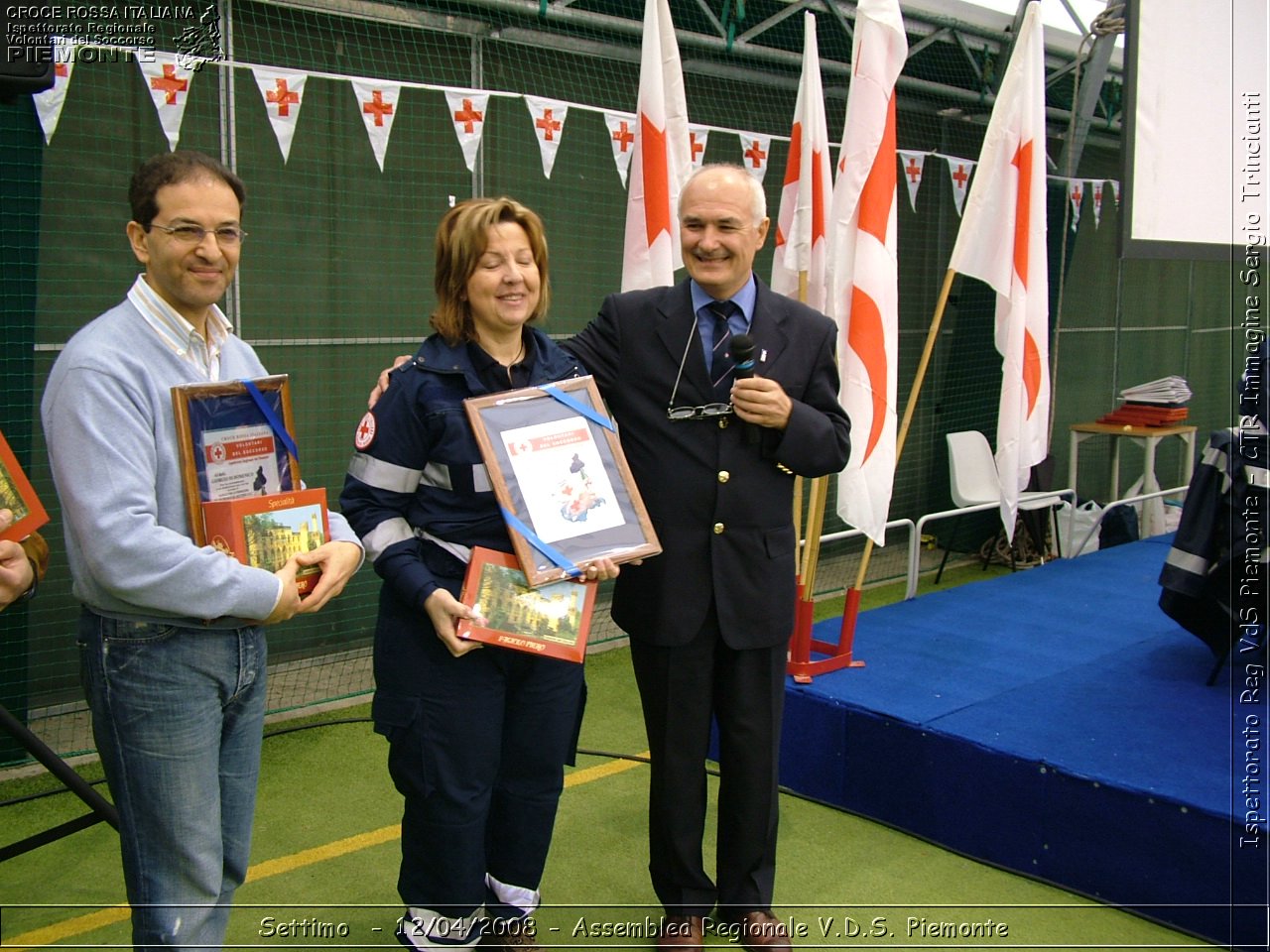 Settimo Torinese - 12/04/2008 - Assemblea Regionale 2008 Volontari Del Soccorso del Piemonte  - Croce Rossa Italiana - Ispettorato Regionale Volontari del Soccorso Piemonte