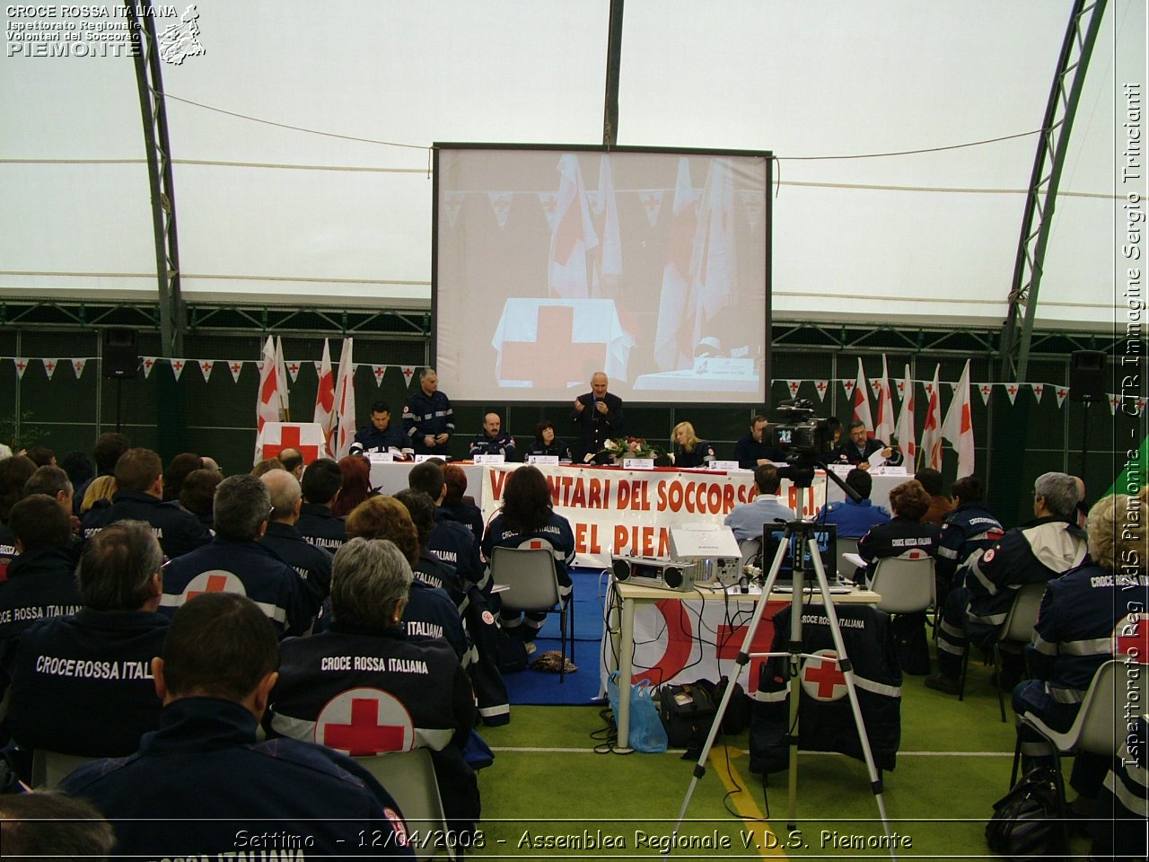 Settimo Torinese - 12/04/2008 - Assemblea Regionale 2008 Volontari Del Soccorso del Piemonte  - Croce Rossa Italiana - Ispettorato Regionale Volontari del Soccorso Piemonte