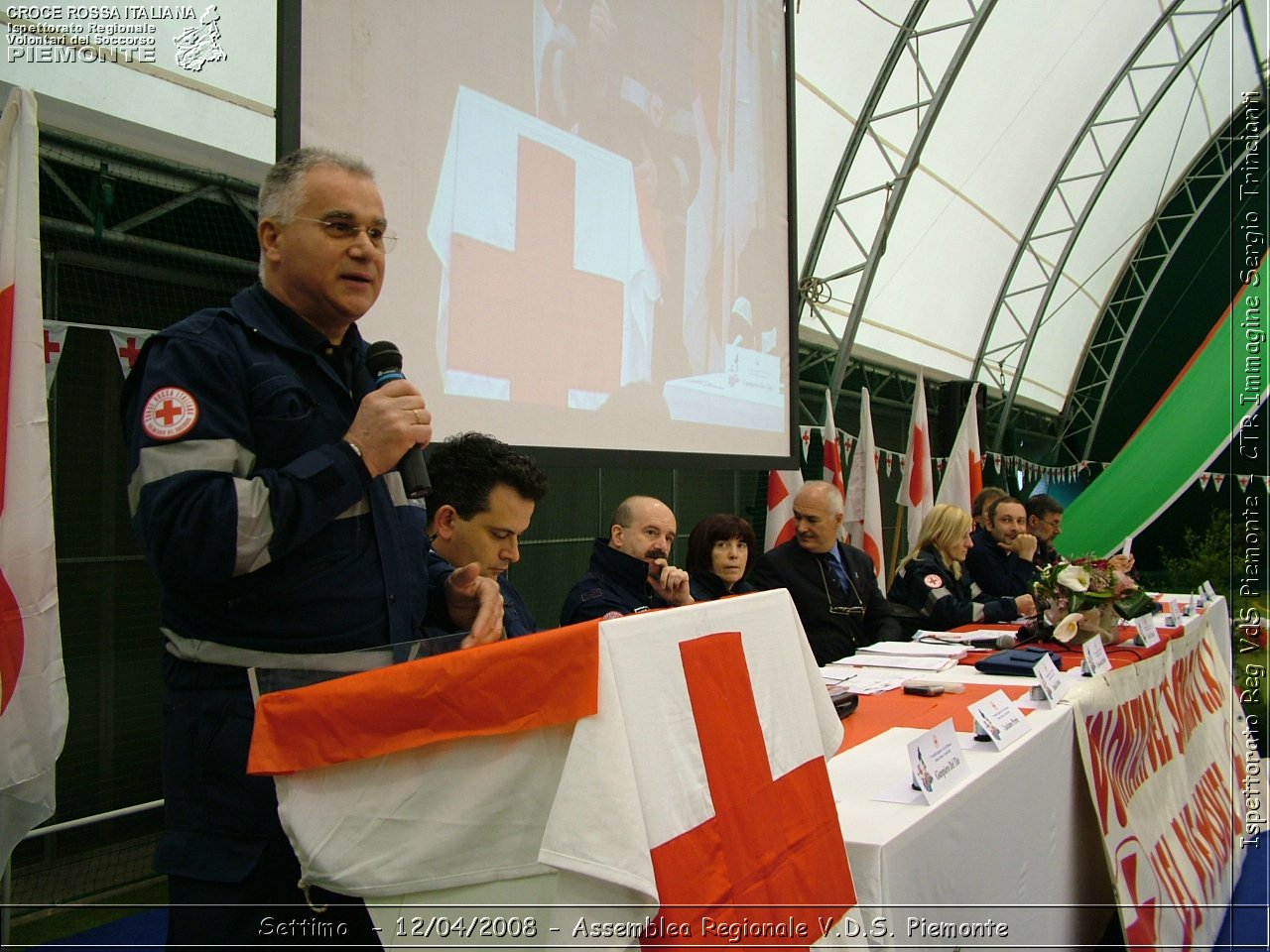 Settimo Torinese - 12/04/2008 - Assemblea Regionale 2008 Volontari Del Soccorso del Piemonte  - Croce Rossa Italiana - Ispettorato Regionale Volontari del Soccorso Piemonte