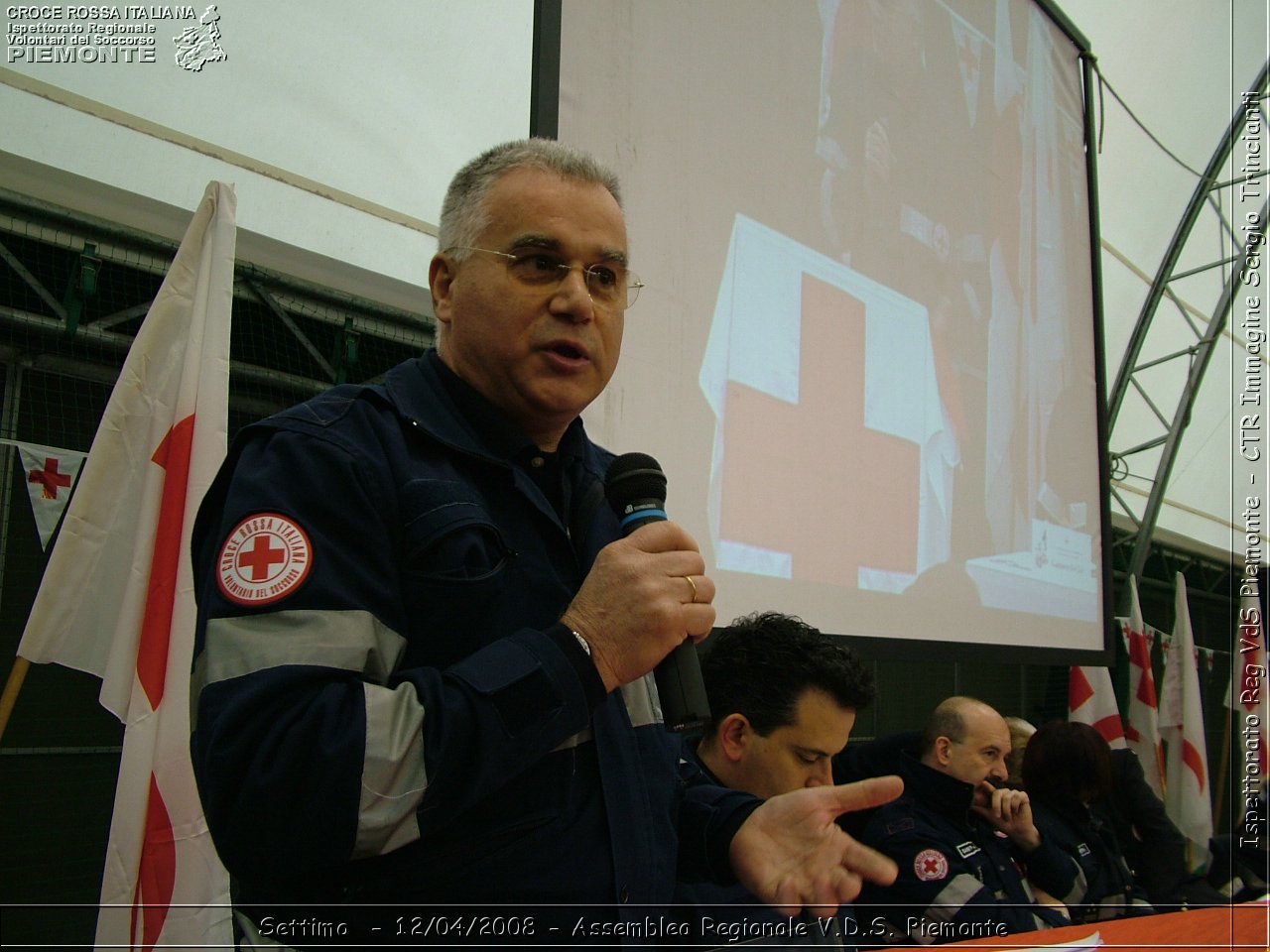 Settimo Torinese - 12/04/2008 - Assemblea Regionale 2008 Volontari Del Soccorso del Piemonte  - Croce Rossa Italiana - Ispettorato Regionale Volontari del Soccorso Piemonte