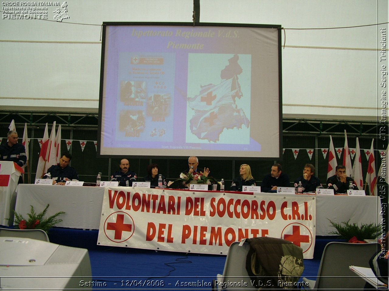 Settimo Torinese - 12/04/2008 - Assemblea Regionale 2008 Volontari Del Soccorso del Piemonte  - Croce Rossa Italiana - Ispettorato Regionale Volontari del Soccorso Piemonte