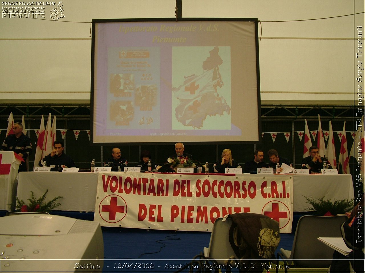 Settimo Torinese - 12/04/2008 - Assemblea Regionale 2008 Volontari Del Soccorso del Piemonte  - Croce Rossa Italiana - Ispettorato Regionale Volontari del Soccorso Piemonte