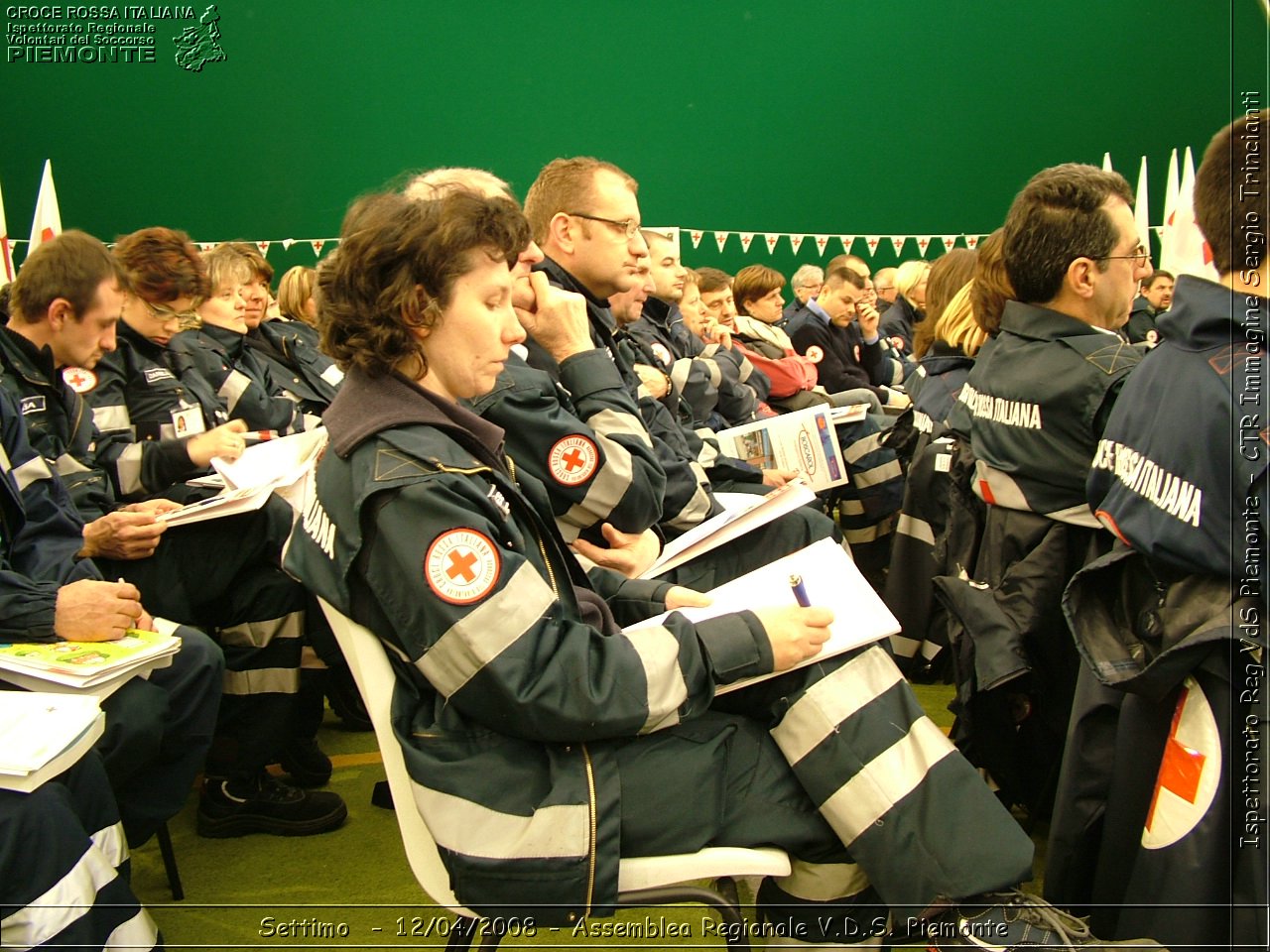 Settimo Torinese - 12/04/2008 - Assemblea Regionale 2008 Volontari Del Soccorso del Piemonte  - Croce Rossa Italiana - Ispettorato Regionale Volontari del Soccorso Piemonte