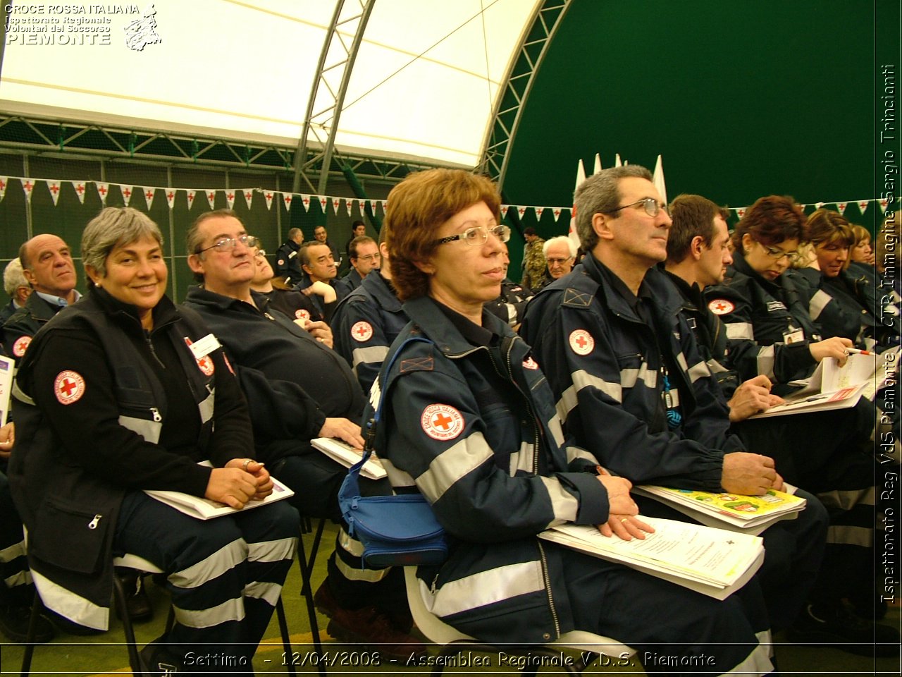 Settimo Torinese - 12/04/2008 - Assemblea Regionale 2008 Volontari Del Soccorso del Piemonte  - Croce Rossa Italiana - Ispettorato Regionale Volontari del Soccorso Piemonte