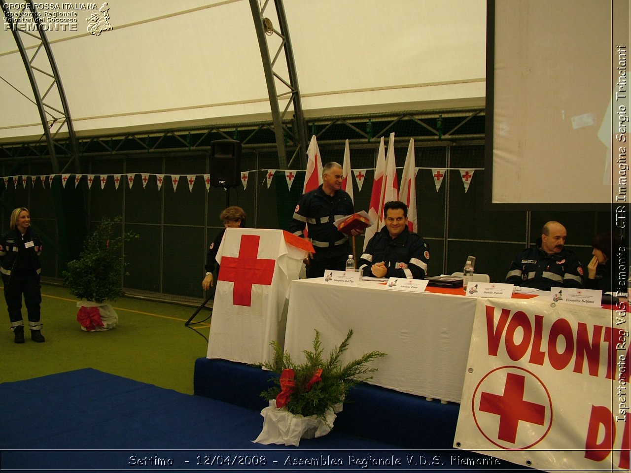 Settimo Torinese - 12/04/2008 - Assemblea Regionale 2008 Volontari Del Soccorso del Piemonte  - Croce Rossa Italiana - Ispettorato Regionale Volontari del Soccorso Piemonte