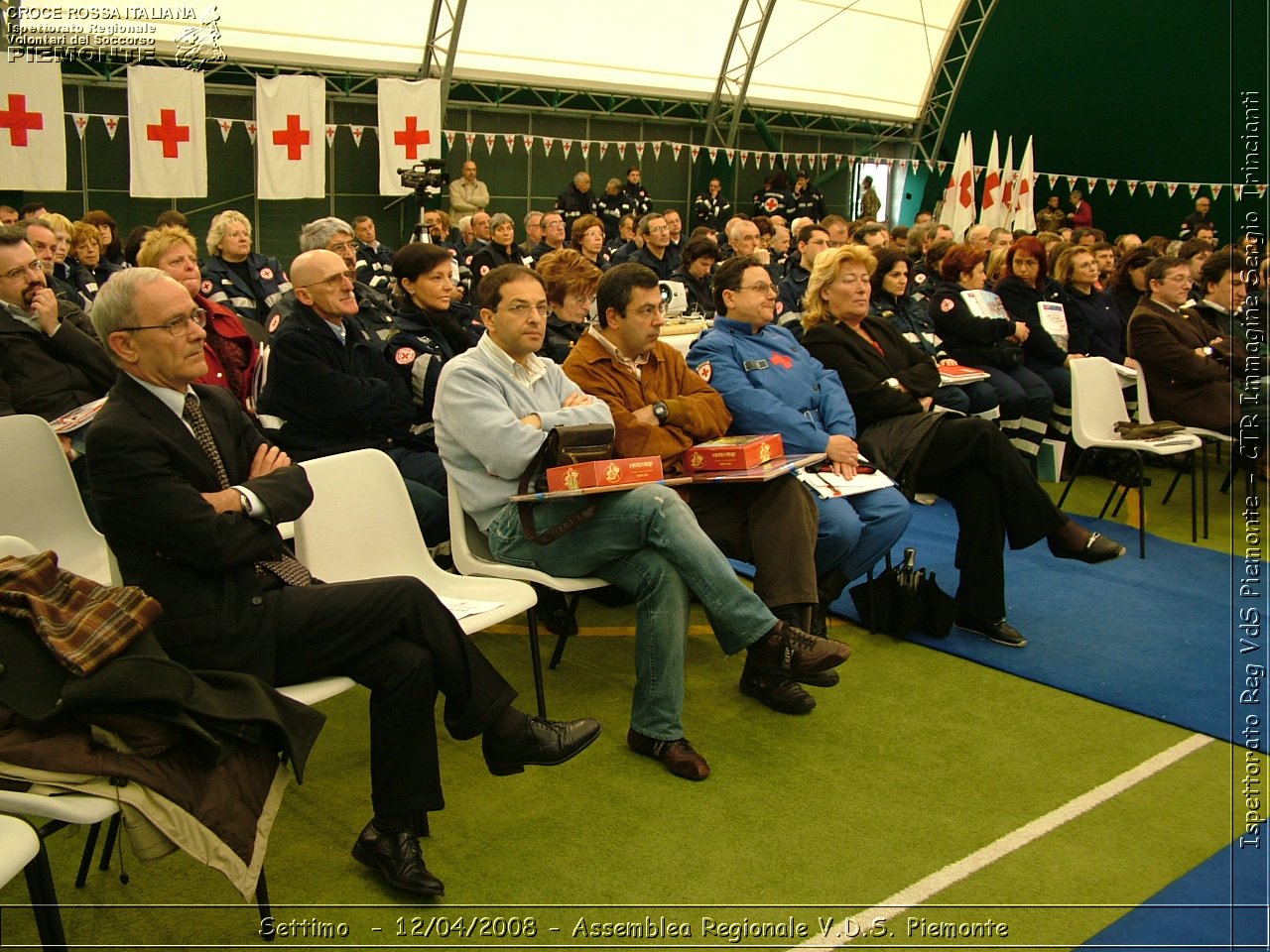 Settimo Torinese - 12/04/2008 - Assemblea Regionale 2008 Volontari Del Soccorso del Piemonte  - Croce Rossa Italiana - Ispettorato Regionale Volontari del Soccorso Piemonte