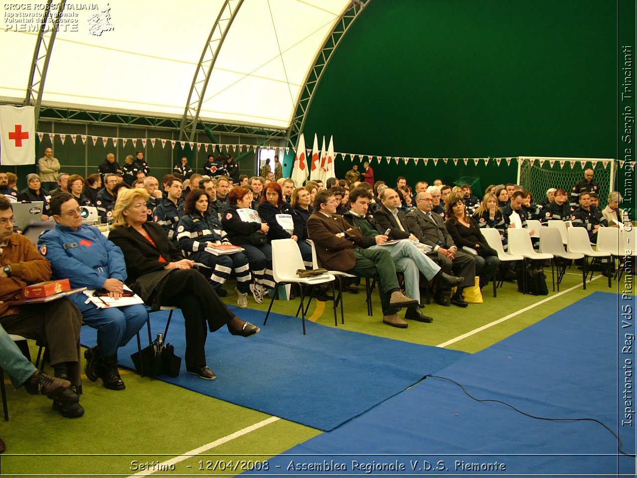 Settimo Torinese - 12/04/2008 - Assemblea Regionale 2008 Volontari Del Soccorso del Piemonte  - Croce Rossa Italiana - Ispettorato Regionale Volontari del Soccorso Piemonte