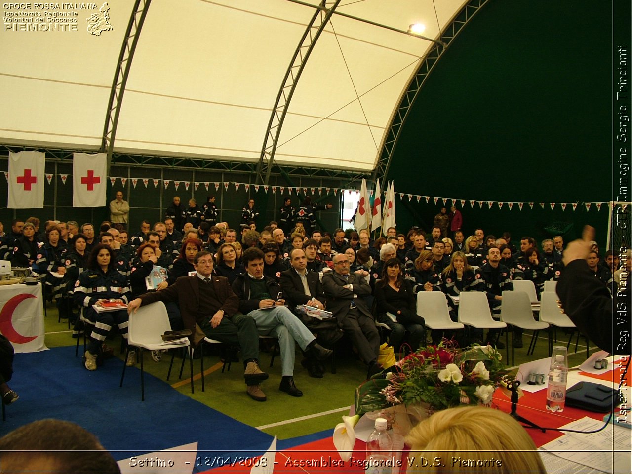 Settimo Torinese - 12/04/2008 - Assemblea Regionale 2008 Volontari Del Soccorso del Piemonte  - Croce Rossa Italiana - Ispettorato Regionale Volontari del Soccorso Piemonte