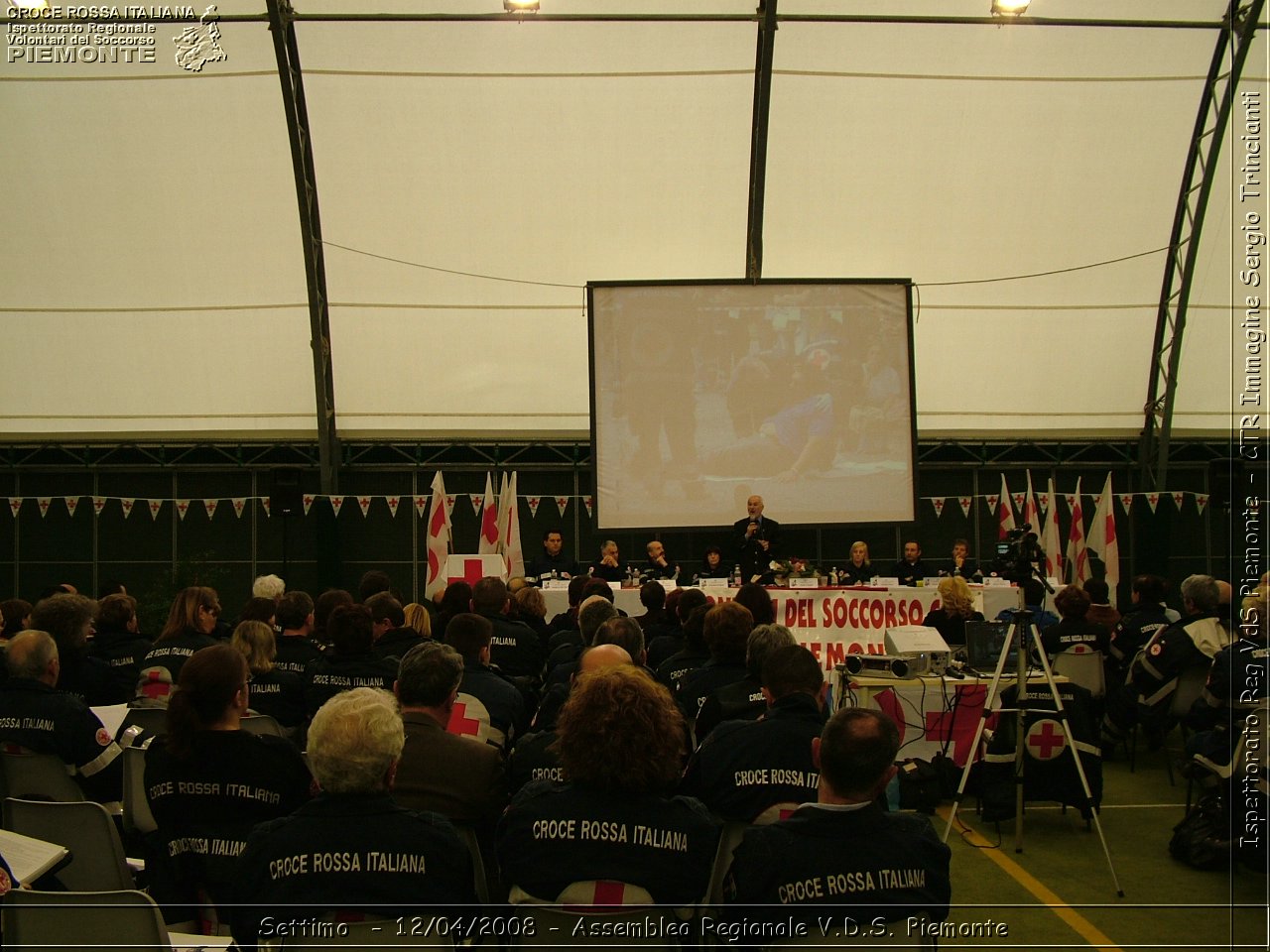 Settimo Torinese - 12/04/2008 - Assemblea Regionale 2008 Volontari Del Soccorso del Piemonte  - Croce Rossa Italiana - Ispettorato Regionale Volontari del Soccorso Piemonte