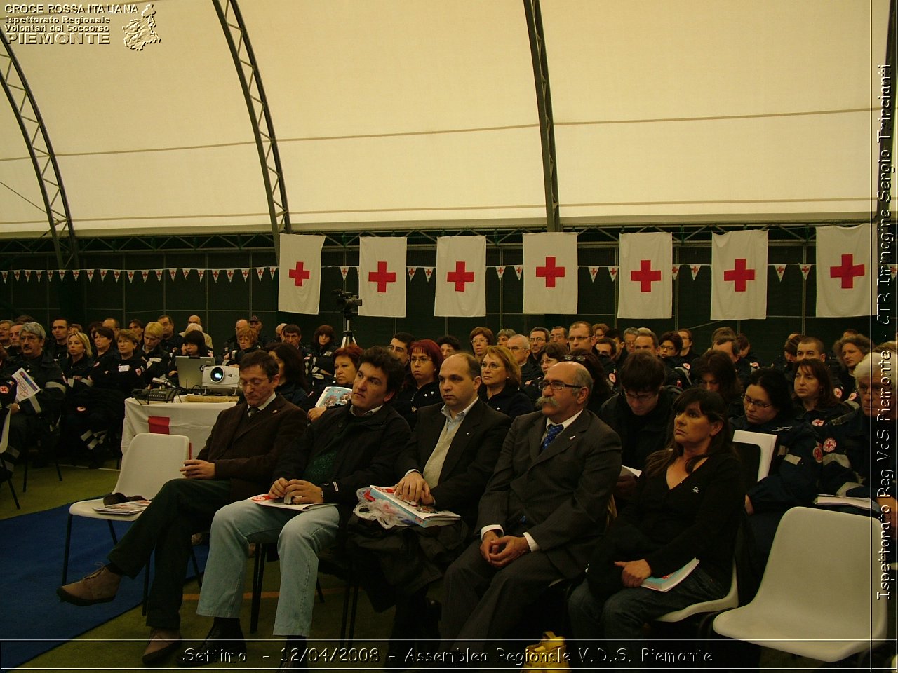 Settimo Torinese - 12/04/2008 - Assemblea Regionale 2008 Volontari Del Soccorso del Piemonte  - Croce Rossa Italiana - Ispettorato Regionale Volontari del Soccorso Piemonte