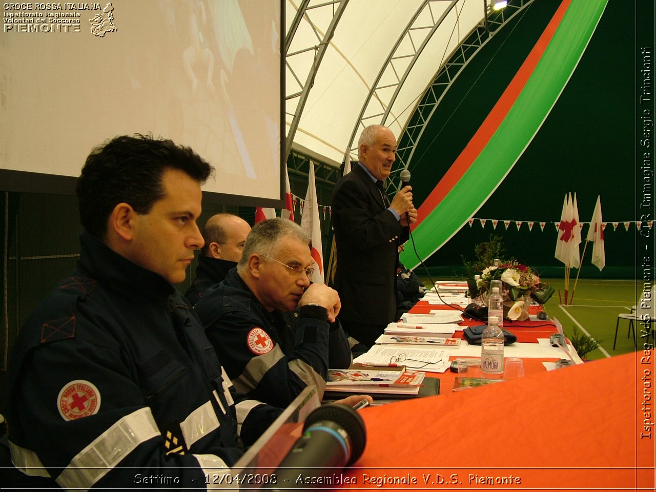 Settimo Torinese - 12/04/2008 - Assemblea Regionale 2008 Volontari Del Soccorso del Piemonte  - Croce Rossa Italiana - Ispettorato Regionale Volontari del Soccorso Piemonte