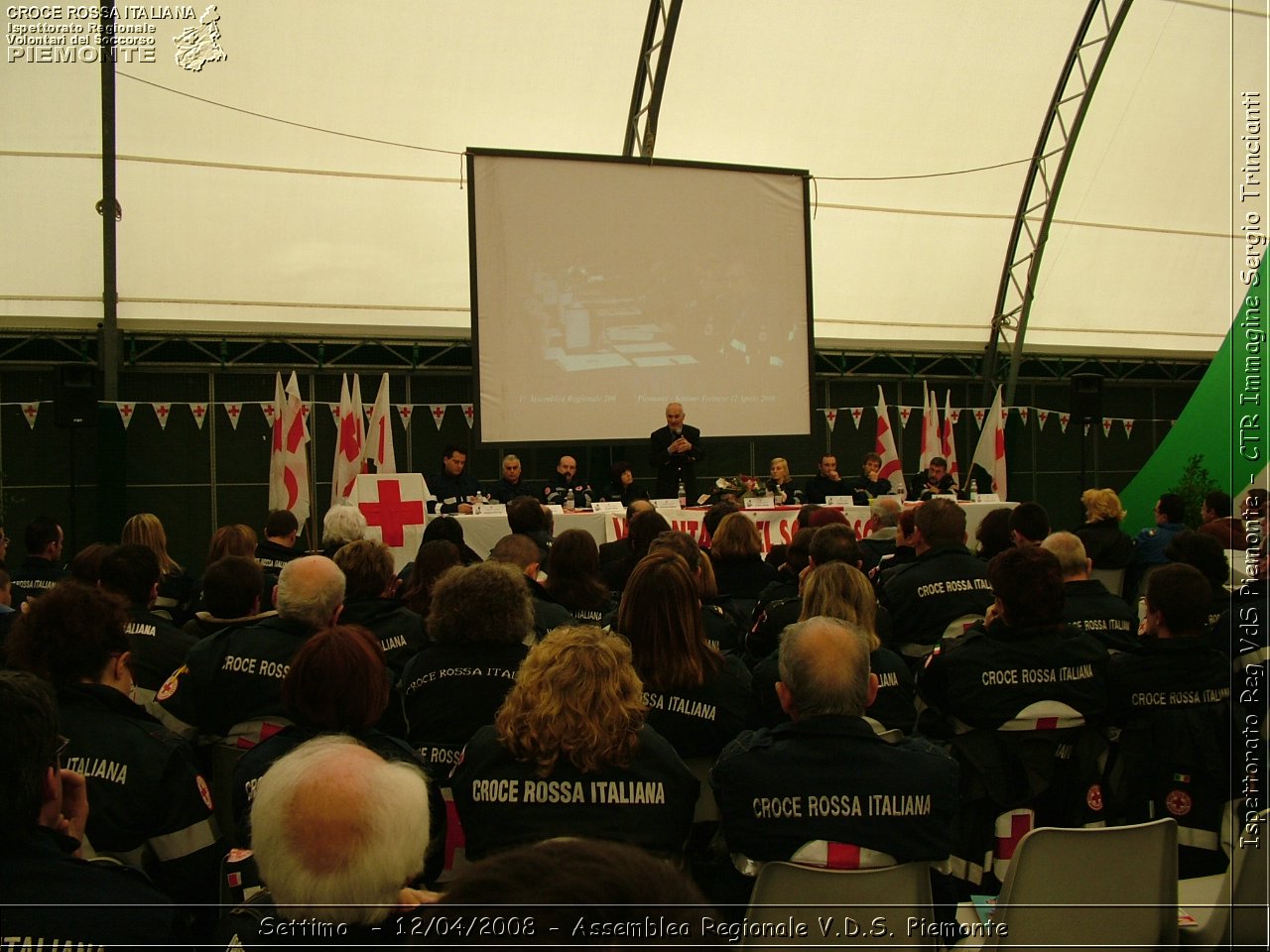 Settimo Torinese - 12/04/2008 - Assemblea Regionale 2008 Volontari Del Soccorso del Piemonte  - Croce Rossa Italiana - Ispettorato Regionale Volontari del Soccorso Piemonte