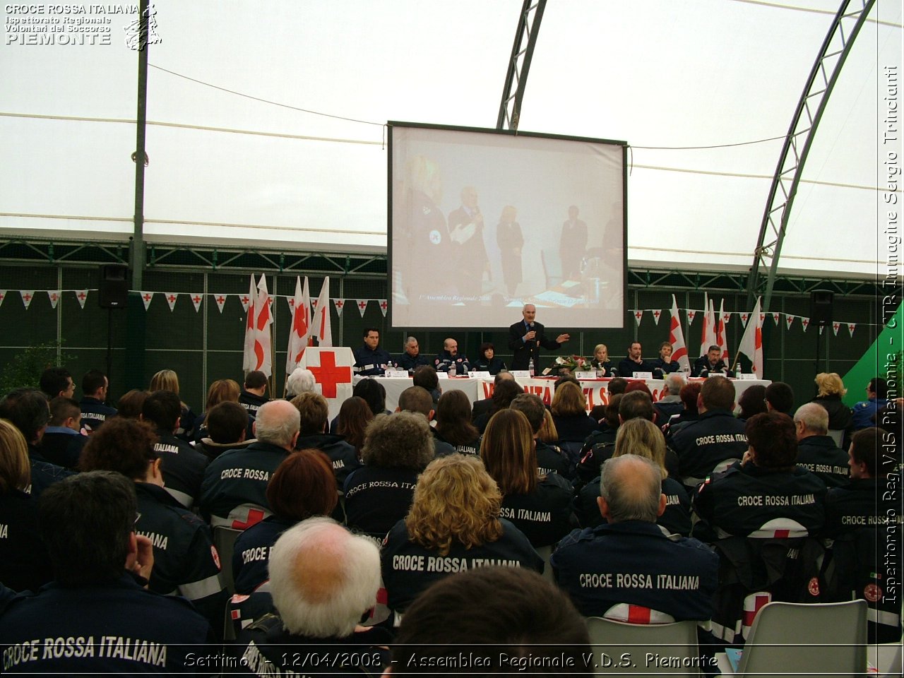 Settimo Torinese - 12/04/2008 - Assemblea Regionale 2008 Volontari Del Soccorso del Piemonte  - Croce Rossa Italiana - Ispettorato Regionale Volontari del Soccorso Piemonte