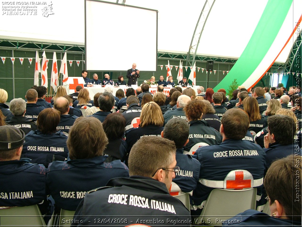 Settimo Torinese - 12/04/2008 - Assemblea Regionale 2008 Volontari Del Soccorso del Piemonte  - Croce Rossa Italiana - Ispettorato Regionale Volontari del Soccorso Piemonte