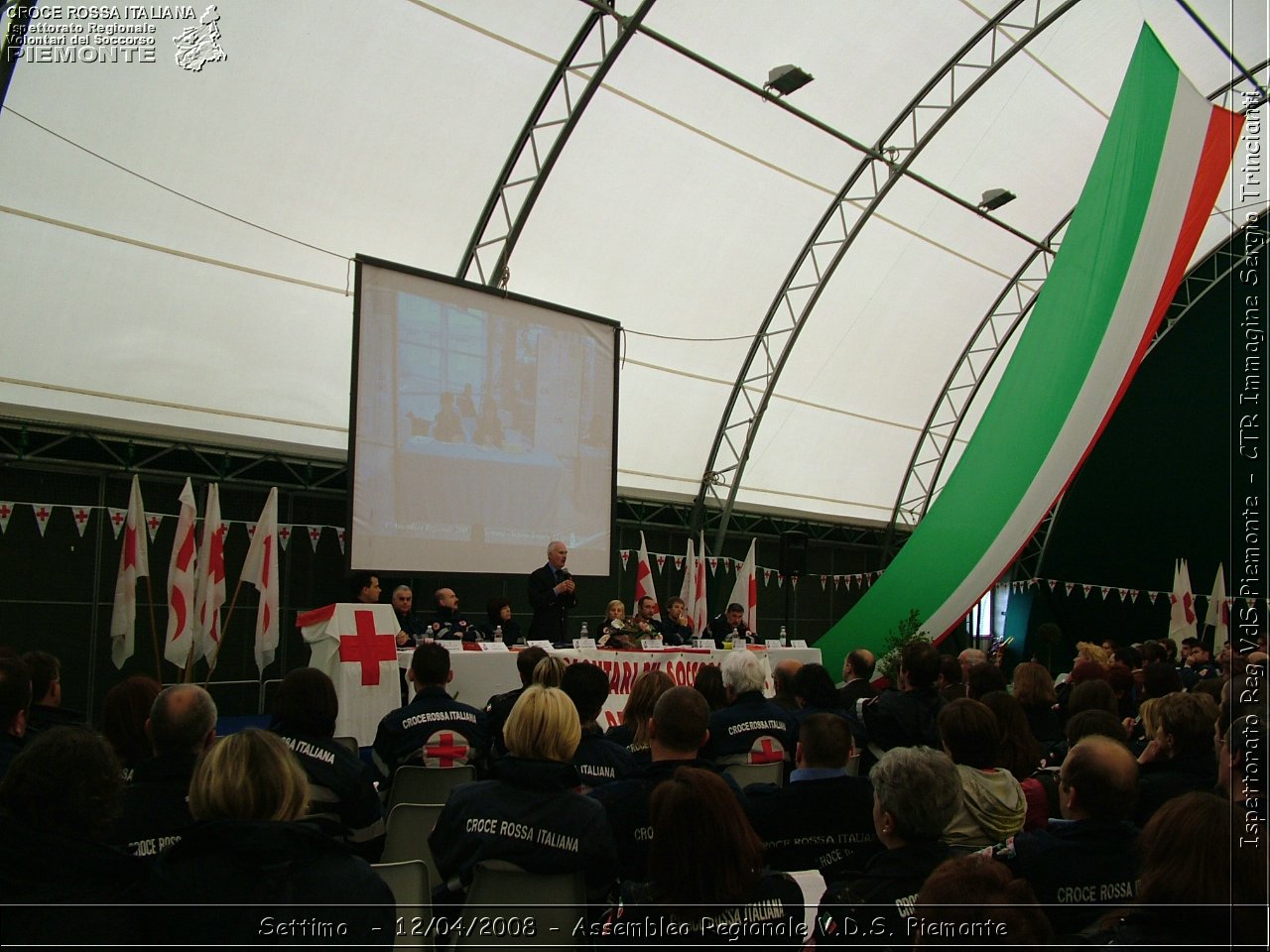 Settimo Torinese - 12/04/2008 - Assemblea Regionale 2008 Volontari Del Soccorso del Piemonte  - Croce Rossa Italiana - Ispettorato Regionale Volontari del Soccorso Piemonte