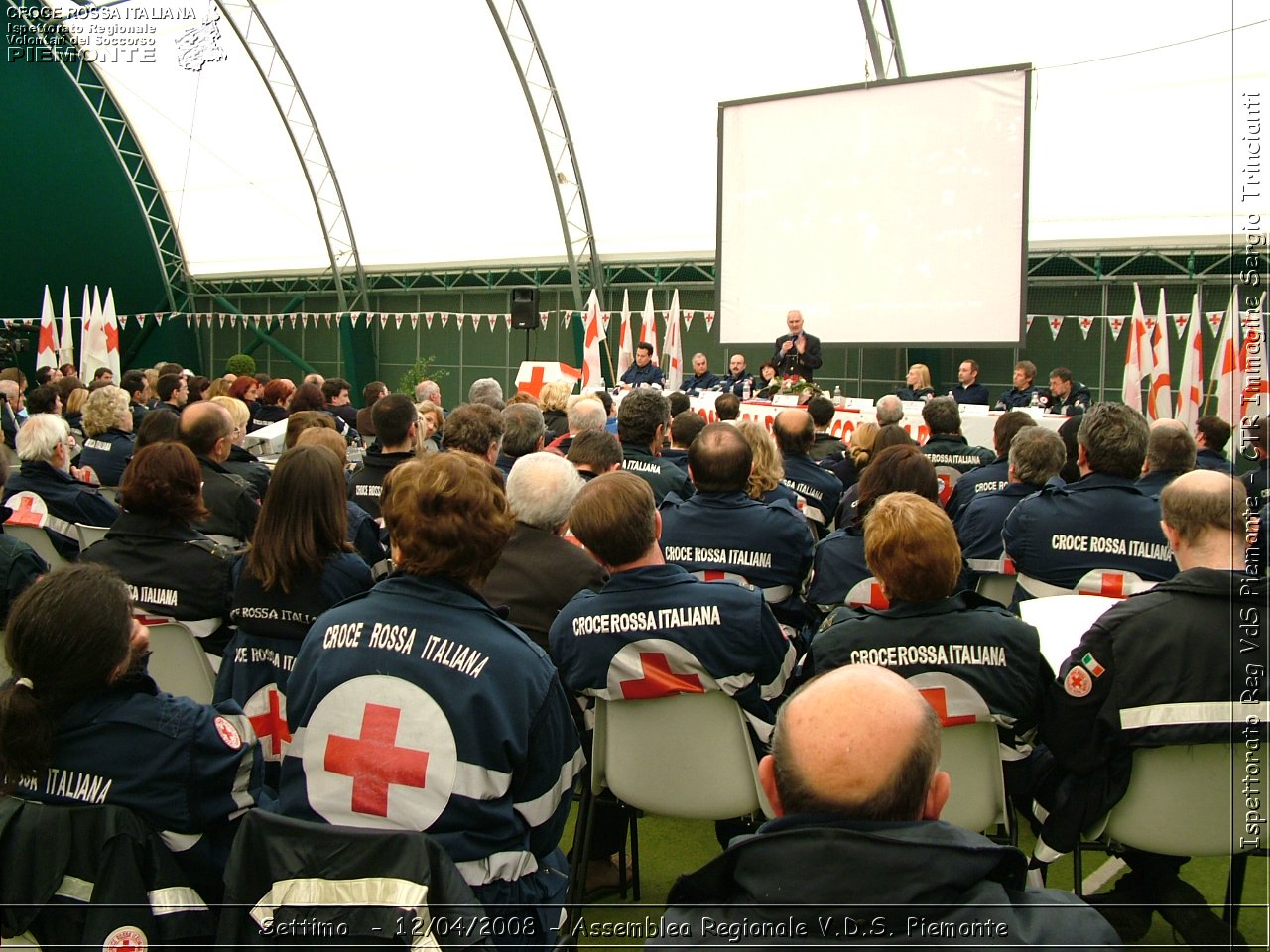 Settimo Torinese - 12/04/2008 - Assemblea Regionale 2008 Volontari Del Soccorso del Piemonte  - Croce Rossa Italiana - Ispettorato Regionale Volontari del Soccorso Piemonte