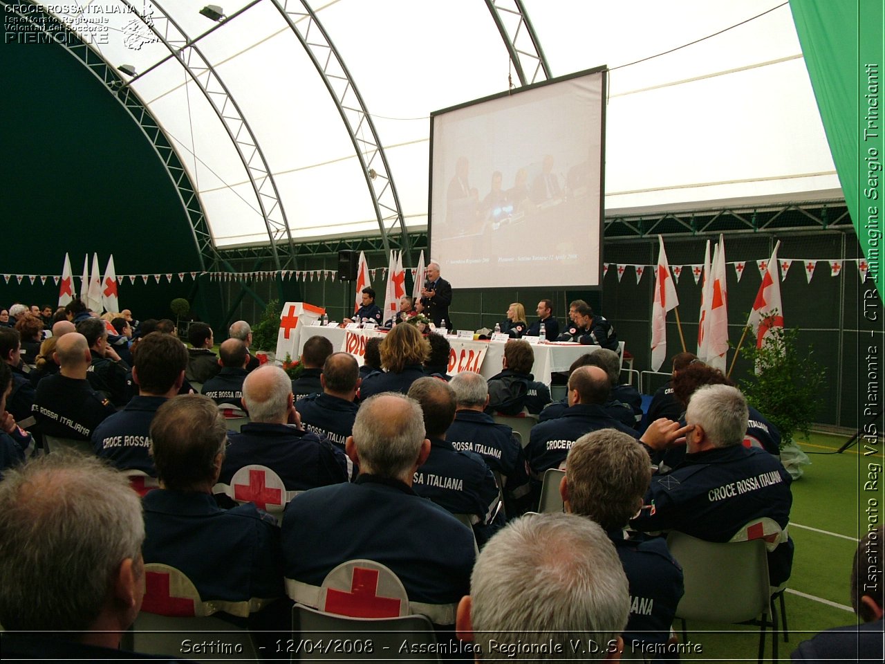 Settimo Torinese - 12/04/2008 - Assemblea Regionale 2008 Volontari Del Soccorso del Piemonte  - Croce Rossa Italiana - Ispettorato Regionale Volontari del Soccorso Piemonte